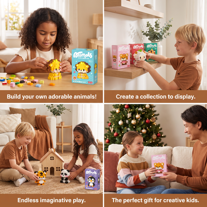 Adorable Animal Building Blocks Advent Calendar for Kids