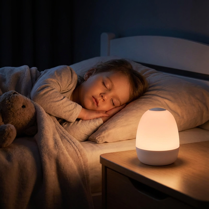 Egg-Shaped Silicone Night Light