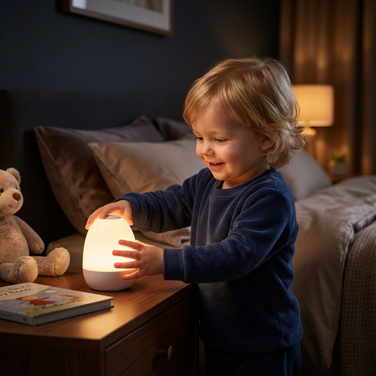 Egg-Shaped Silicone Night Light