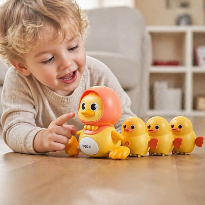 Musical Duck Family Crawling & Learning Toy for Babies
