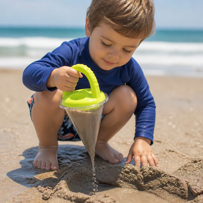 Kids Beach Sand Funnel Toy for Drawing and Pouring