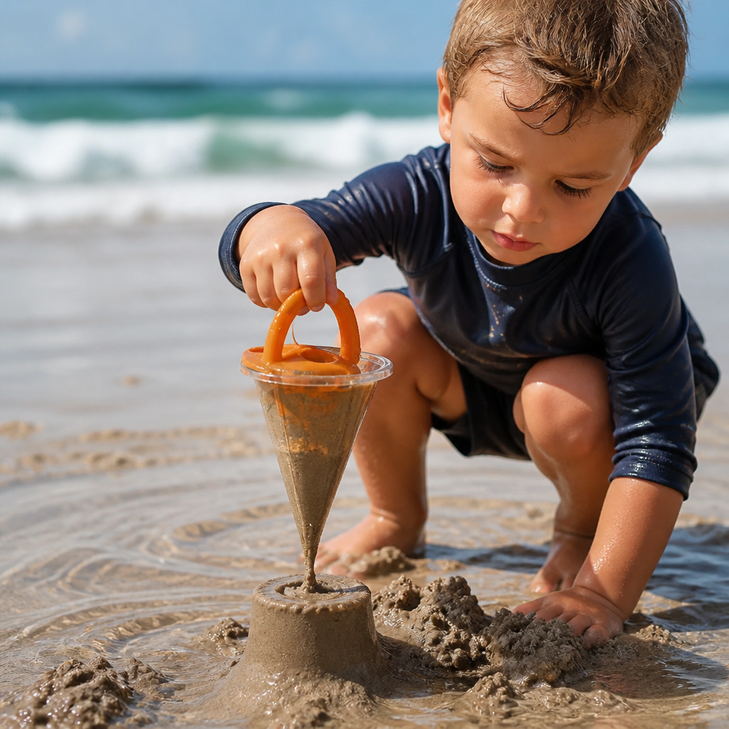 Kids Beach Sand Funnel Toy for Drawing and Pouring