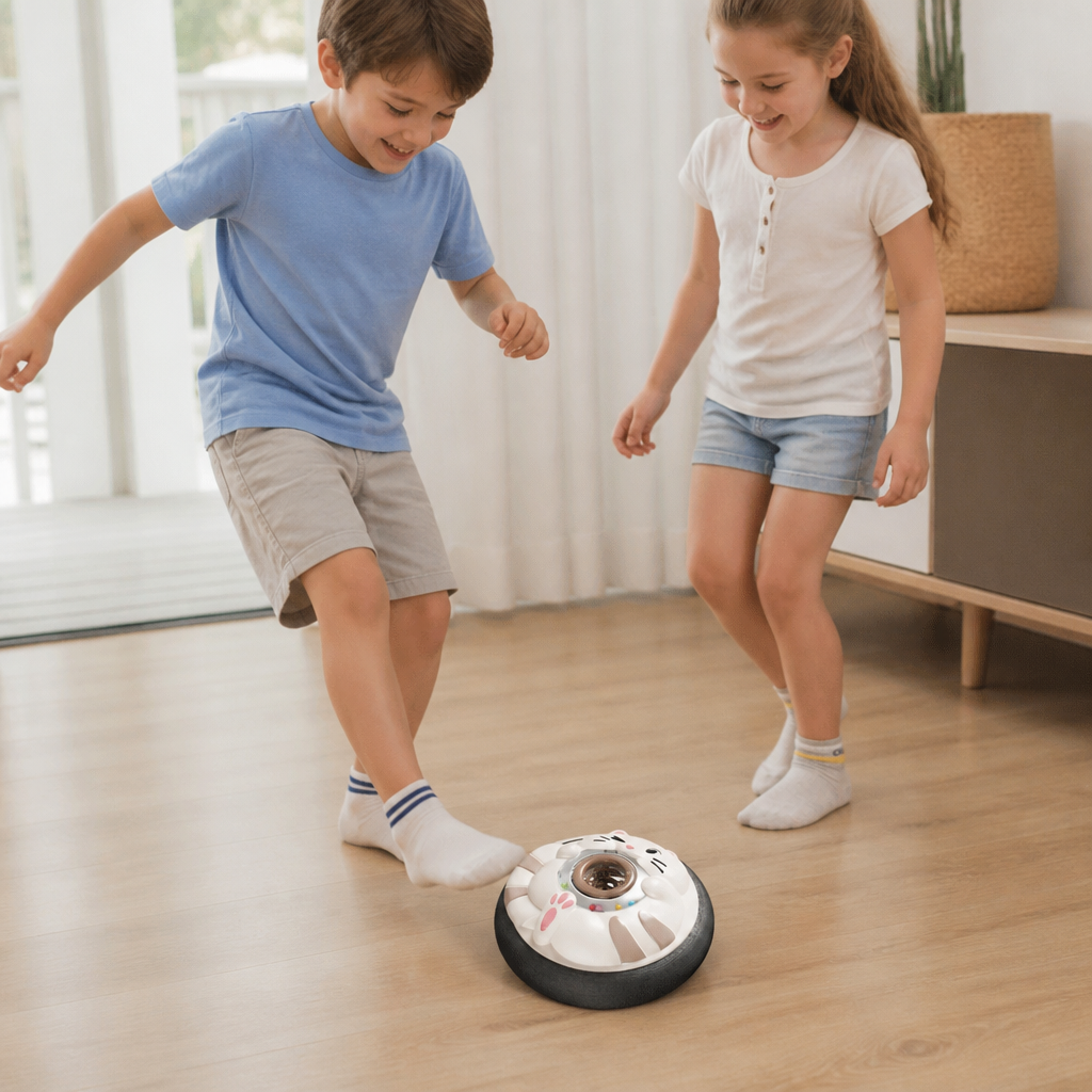 Cute Floating Air Soccer Ball with Soft Foam Bumper