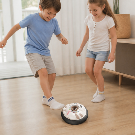 Cute Floating Air Soccer Ball with Soft Foam Bumper