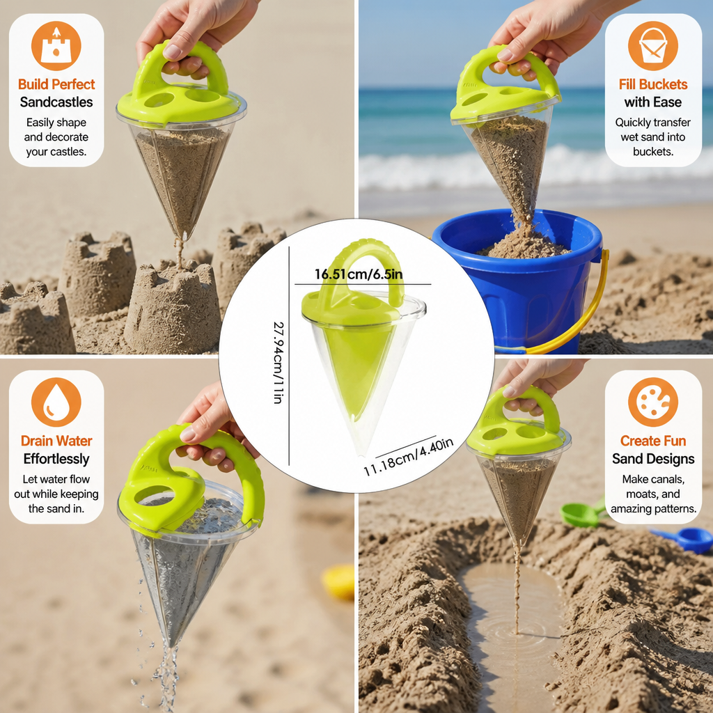 Kids Beach Sand Funnel Toy