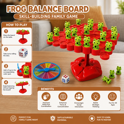 Frog Balance Board – Skill-Building Family Game