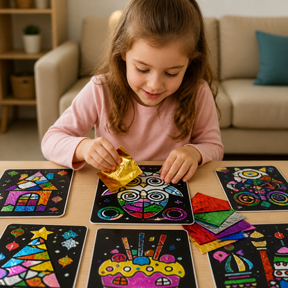 DIY Foil Art Craft Kit for Kids