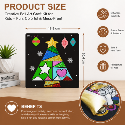 DIY Foil Art Craft Kit for Kids