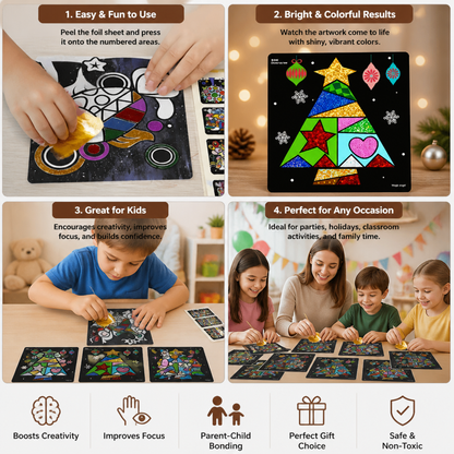 DIY Foil Art Craft Kit for Kids