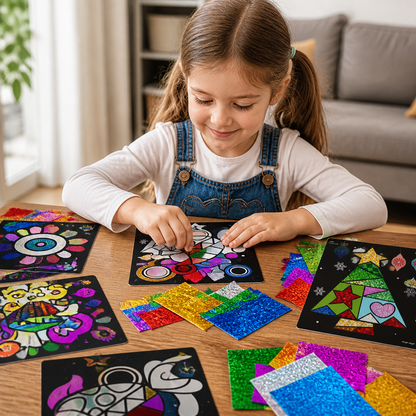 DIY Foil Art Craft Kit for Kids