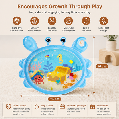 2in1 Interactive Tummy Time Toy & Play Mat