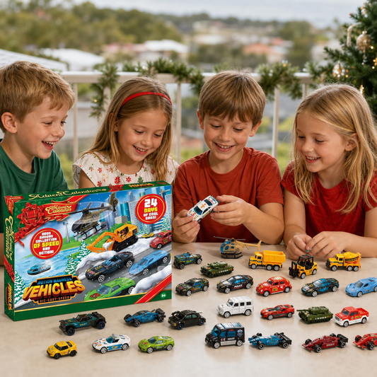 Christmas Die-Cast Car Advent Calendar for Kids