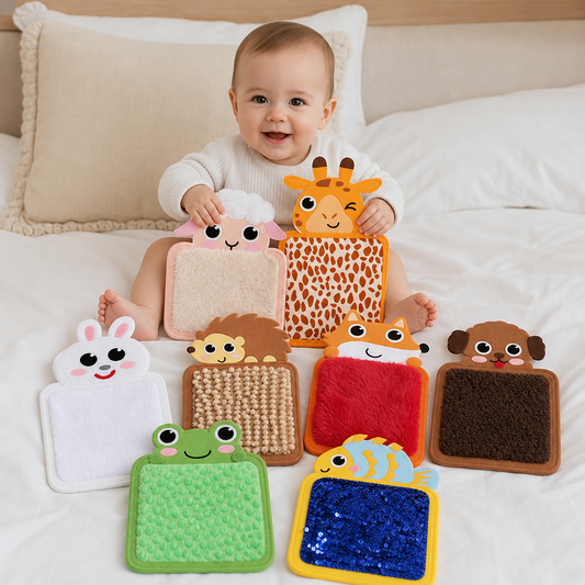 Tactile Animal Cushions (Set of 8)