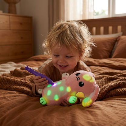 Magic Plush with Glow Drawing Pen – Interactive Light-Up Cuddly Toy for Kids