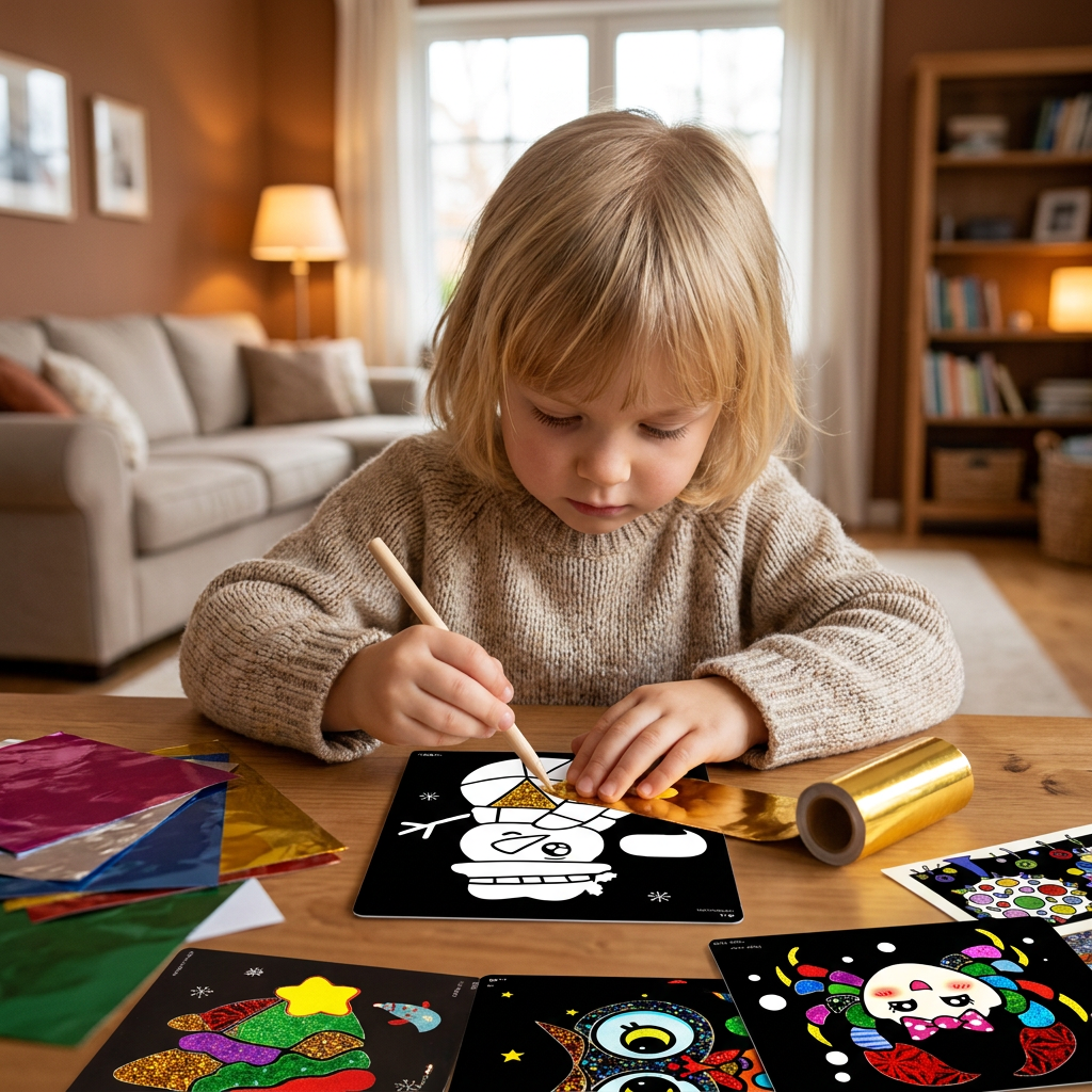 DIY Foil Art Craft Kit for Kids
