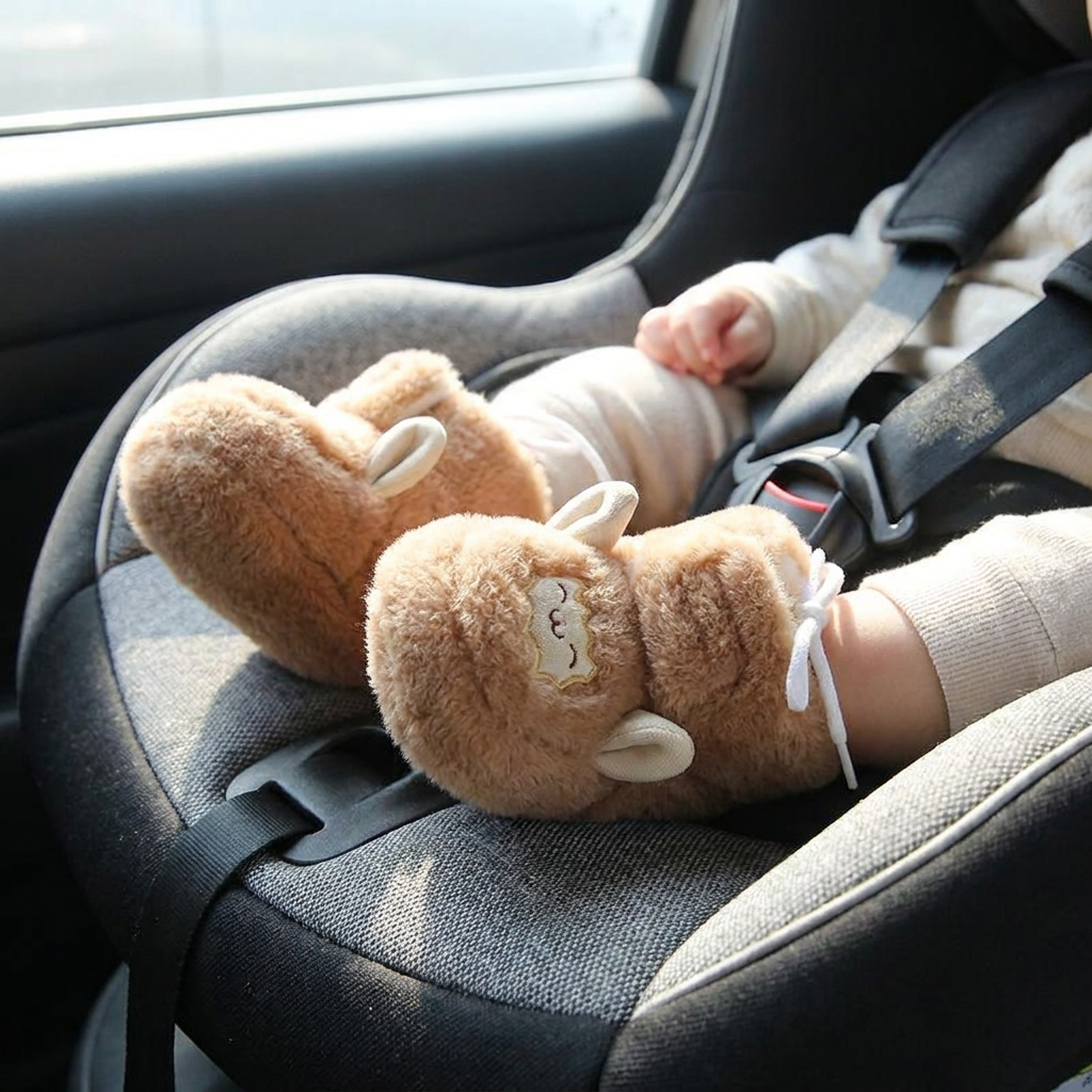 Warm & Cozy Fleece-Lined Baby Booties with Soft Non-Slip Soles