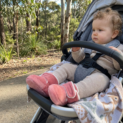 Warm & Cozy Plush Baby Booties with Soft, Non-Slip Soles