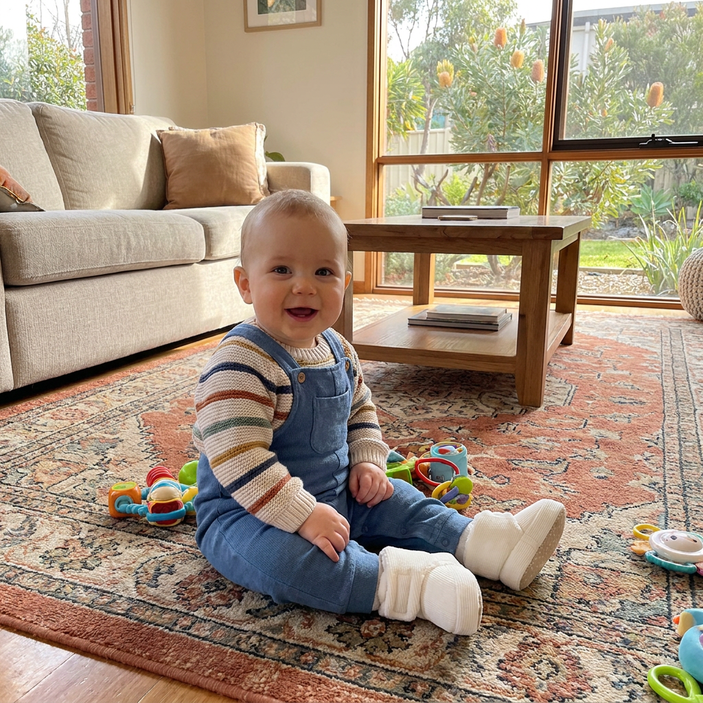 Warm & Cozy Plush Baby Booties with Soft, Non-Slip Soles