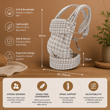 Ergonomic Baby Carrier – Breathable & Adjustable