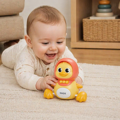 Musical Duck Family Crawling & Learning Toy for Babies