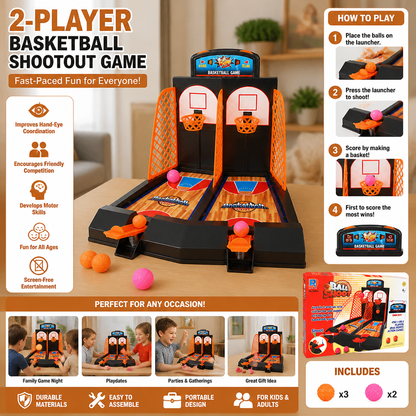 2-Player Basketball Shootout Game
