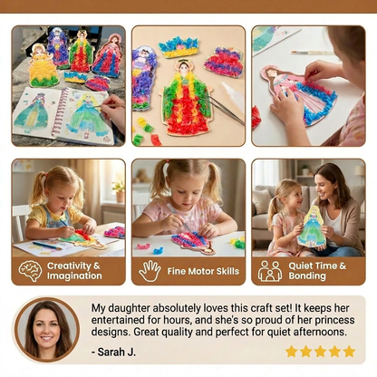 Princess Coloring and Craft Book