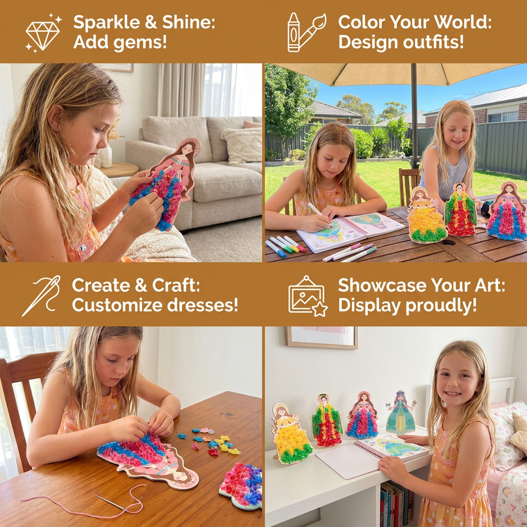 Princess Coloring and Craft Book