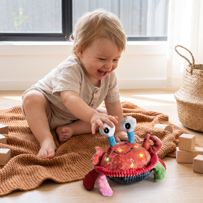 Interactive Musical Crab with Voice Function – Moving Educational Toy for Babies