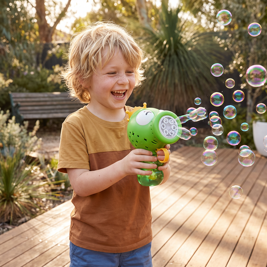 Cute Automatic Bubble Machine – Electric Bubble Blower for Kids