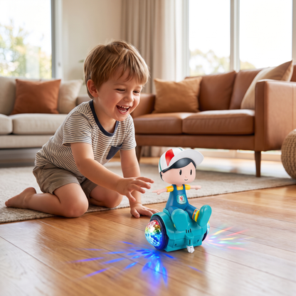 Interactive 360° Dancing Balance Toy with Lights & Music