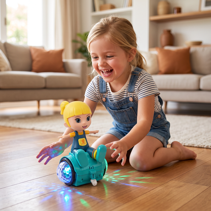 Interactive 360° Dancing Balance Toy with Lights & Music