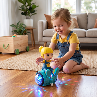 Interactive 360° Dancing Balance Toy with Lights & Music