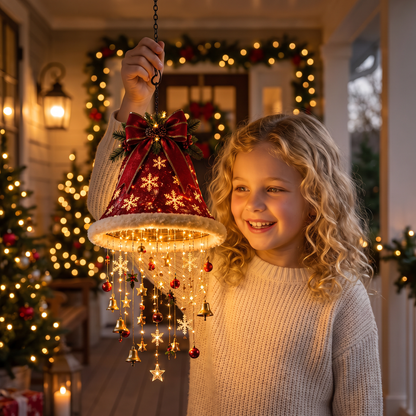 Christmas Santa Hat Lights with LED String Decorations