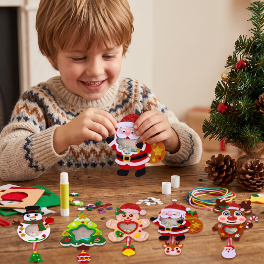 DIY Christmas Shaker Ornament Craft Kit for Kids