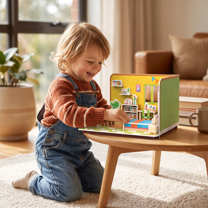 3D DIY Playroom Building Kit – Educational Puzzle & Craft Set