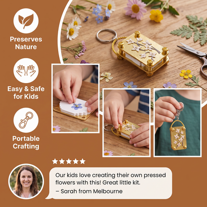 Mini Metal Flower Press Kit for DIY Dried Flower Crafts
