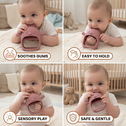 Baby Chick Silicone Teether – Gentle Food-Grade Soothing Toy