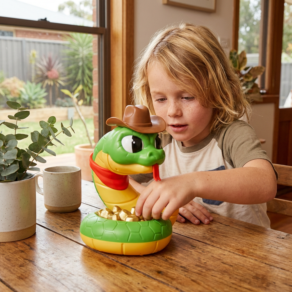 Interactive Rattlesnake Toy – Exciting Reaction Game for Children