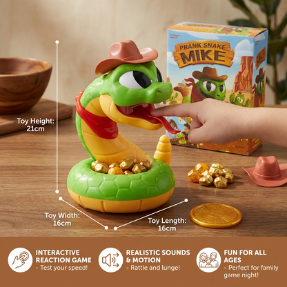 Interactive Rattlesnake Toy – Exciting Reaction Game for Children
