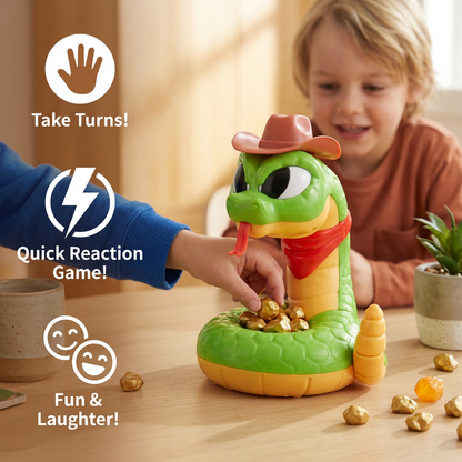 Interactive Rattlesnake Toy – Exciting Reaction Game for Children