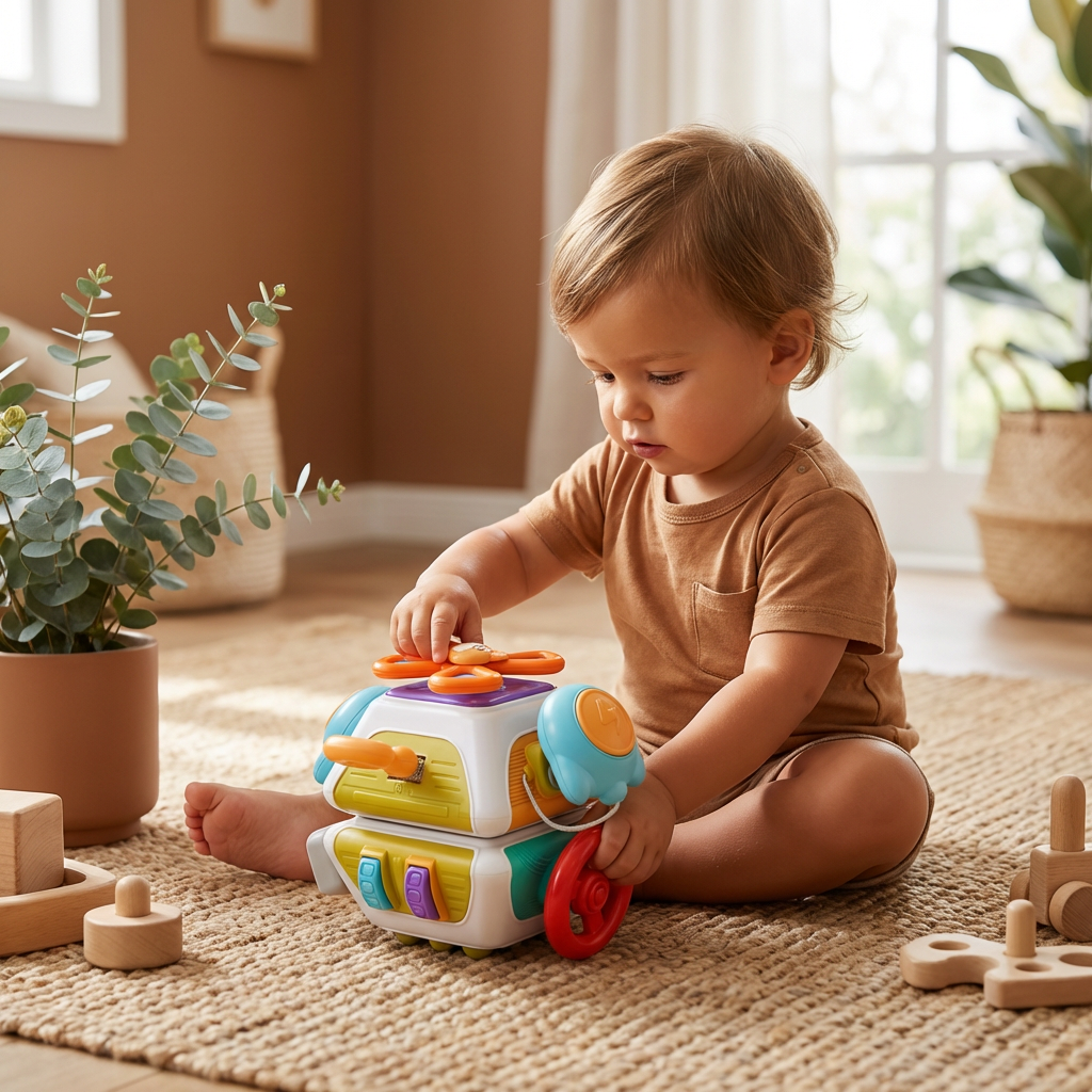 Montessori 22-in-1 Activity Cube for Toddlers – Motor Skills & Exploration Toy