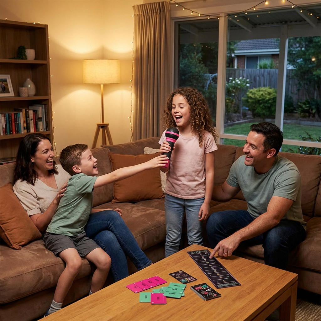 Karaoke Party Game with Microphone – Fun Family Game for Friends & Family