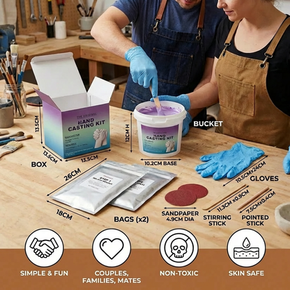 3D Hand Casting Kit for Families & Couples – Family Keepsake Set