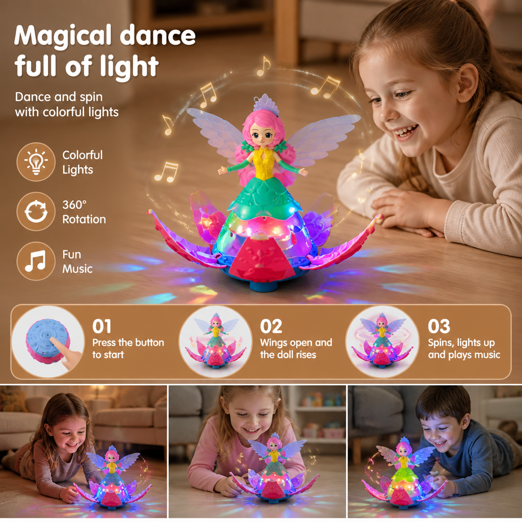 Light Up Fairy Princess Dance Toy