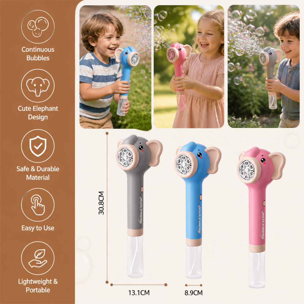 Elephant Bubble Stick Toy