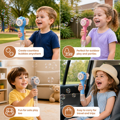 Elephant Bubble Stick Toy