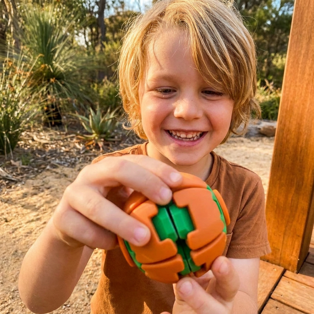 Rotating Decompression Fidget Ball