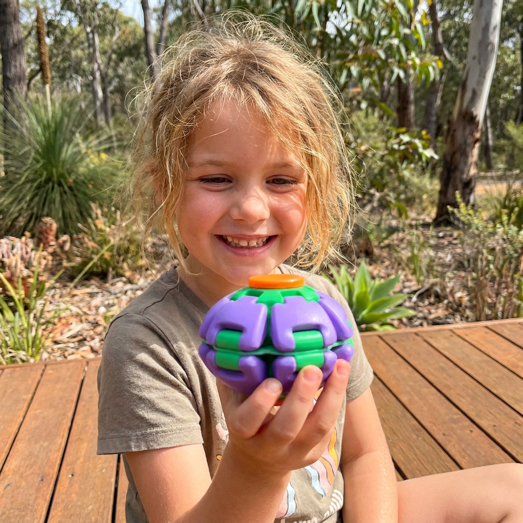 Rotating Decompression Fidget Ball