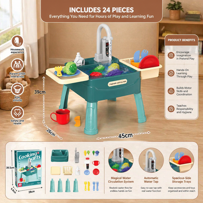 Water Wonder – Play Kitchen with Magical Water Tap