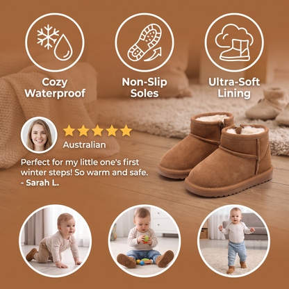 Cozy Waterproof Winter Boots with Non-Slip Soles